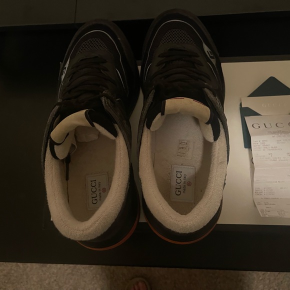 Authentic Gucci Men's Ultra Pace Sneakers Sz 10 Us - Picture 3 of 6